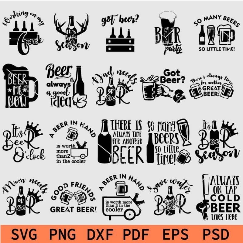 Beer svg bundle, booze bundle svg, beer quote bundle svg, beer lover svg