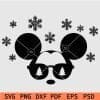 Christmas Mickey Snowflakes svg