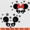 Christmas Mickey and minnie svg