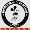 Disney Family Vacation svg