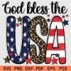 God bless the USA svg