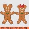 MIckey and minnie Ginger Bread SVG