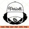 Periodt Afro Smirk SVG, Periodt definition svg, Woman with cap SVG