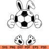 Soccer bunny svg