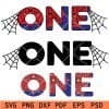 Spider man one svg