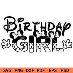 birthday girl svg
