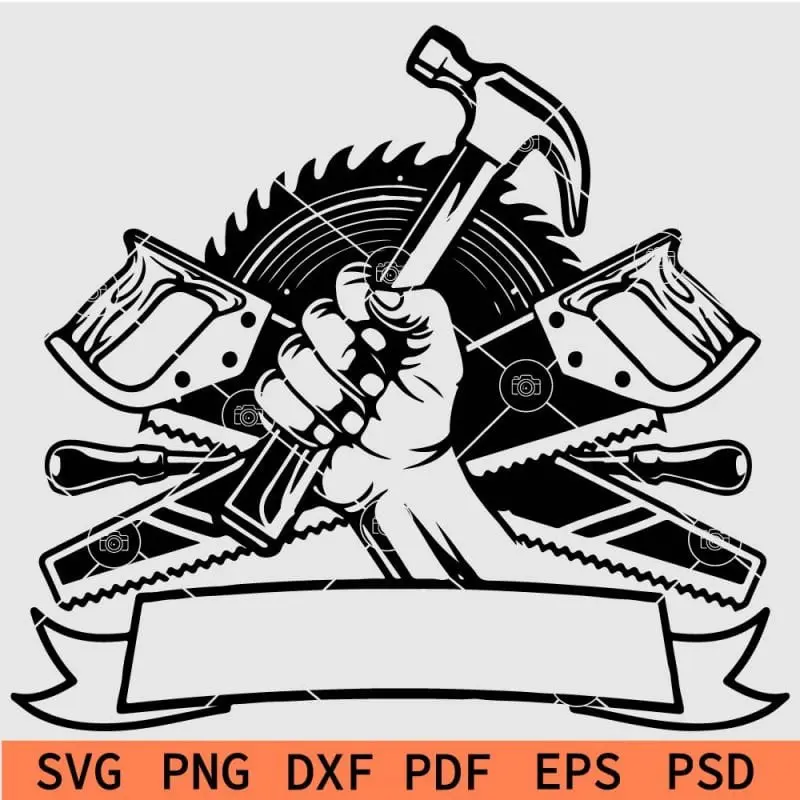 Carpenter Tools svg, hand saw svg, Wood Home Builder, House builder ...