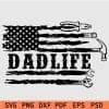 dad life builder flag svg