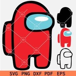 Layered Among Us SVG