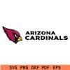 Arizona Cardinals Name with Logo svg