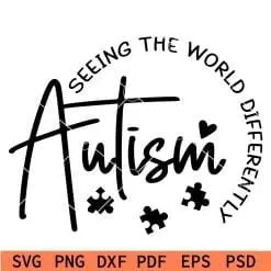 Autism awareness svg