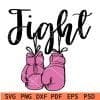 Breast Cancer Boxing Glove SVG