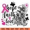 Hope Faith Love SVG