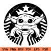 Baby Yoda Starbucks SVG