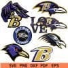 Baltimore Ravens Bundle SVG