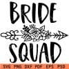 Bride Squad SVG