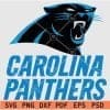 Carolina Panthers Name with Logo svg
