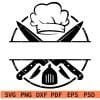 Chef Logo Monogram SVG