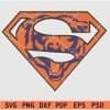 Chicago Bears Superman Logo SVG