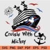 Cruising with Mickey SVG