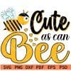 Cute as Queen Bee SVG