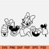 Daisy Duck with Bow Snacks SVG