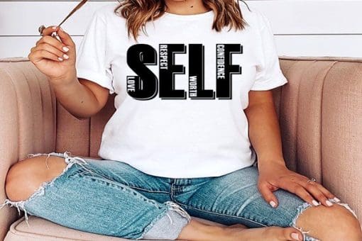 Self Love Respect Worth Confidence SVG