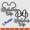 Disney Bithday Bundle SVG