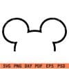 Disney Ears Outline SVG