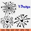 Mickey Head Fireworks Bundle SVG