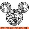 Mickey Head Mandala SVG