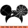 Mickey ears with spiderweb SVG