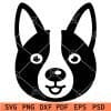 Dog Face SVG