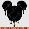 Dripping Mickey SVG