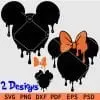 Mickey Minnie Dripping Bundle SVG
