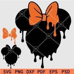 Dripping Minnie SVG