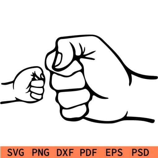 Dad Fist svg