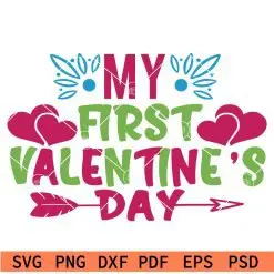 My first Valentines Day SVG