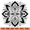 Flower Mandala SVG