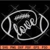 Football love SVG