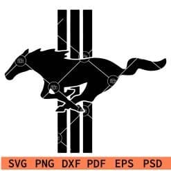 Ford Mustang Horse Logo SVG