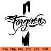 Forgiven Cross SVG