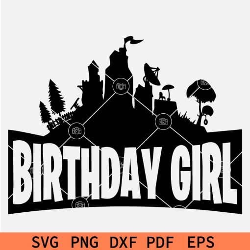 Fortnite Birthday Girl Svg