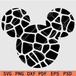 Disney Giraffe Prints SVG