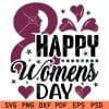 Happy Womens Day Heart Symbol SVG