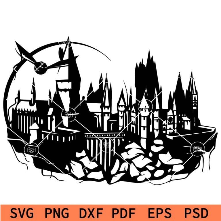 Harry Potter Hogwarts SVG, Scott County SVG, Harry Castle SVG - SVG Docker