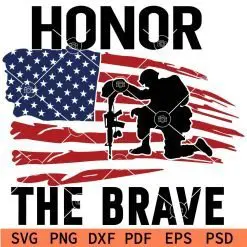 Honor the brave svg