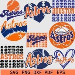 Houston Astros Svg bundle
