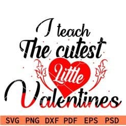 I teach the cutest little valentines SVG