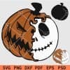 Halloween Jack Skellington Pumpkin SVG